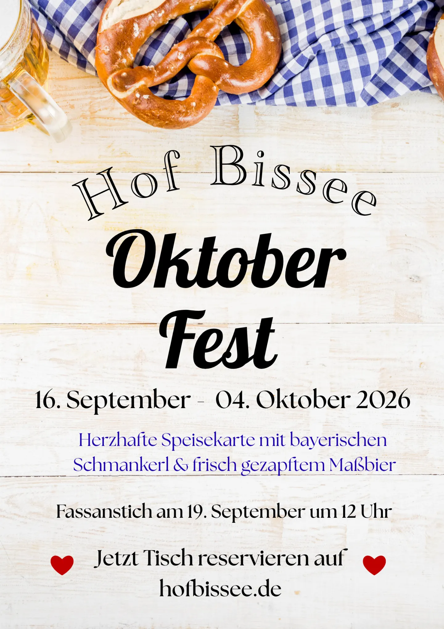 Oktoberfest auf dem Hof